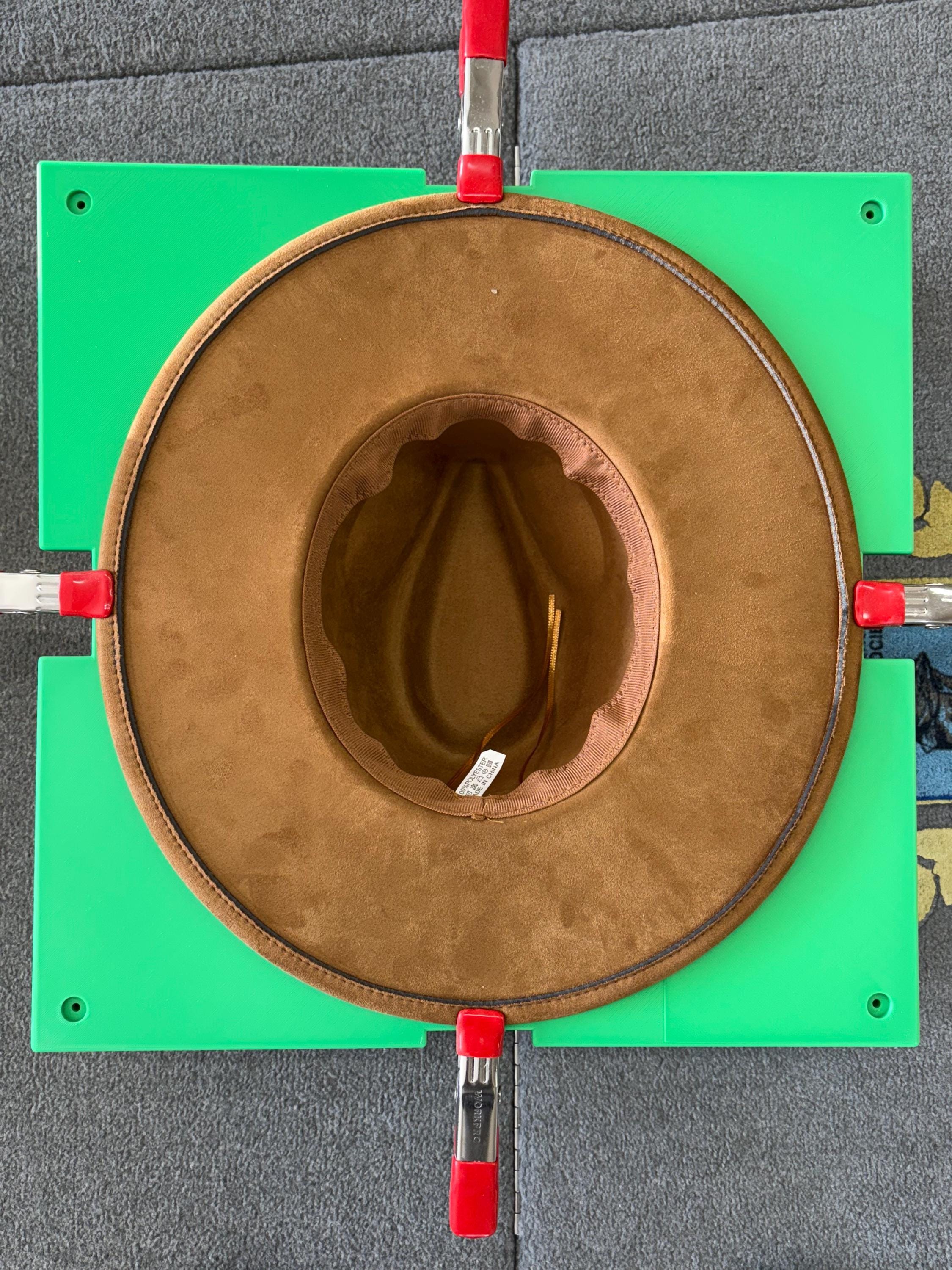 Hat Engraving Jig for Laser Machines – Etched Brims (STL Digital File)